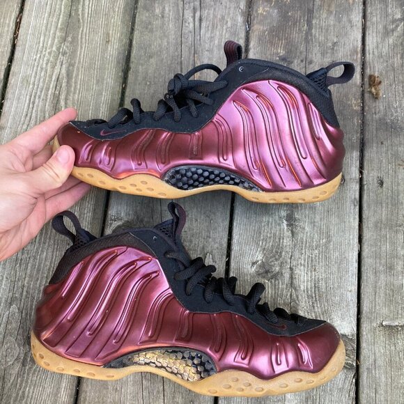 2016 Nike Air Foamposite One Maroon Mens Size 9 - Picture 7 of 10